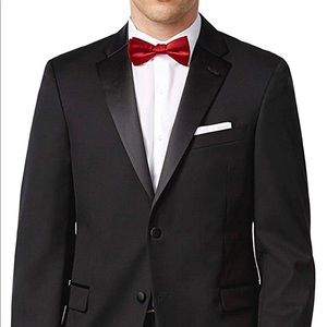 NEW - Men’s Tommy Hilfiger Black 3-Piece Tuxedo - 42REG